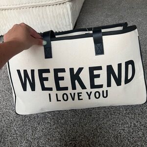 Weekend I Love You Tote